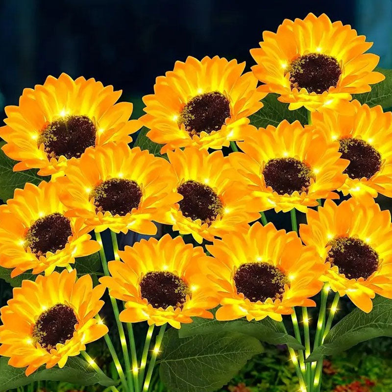 🌻 Solar-Powered Sunflower Garden Stake Lights