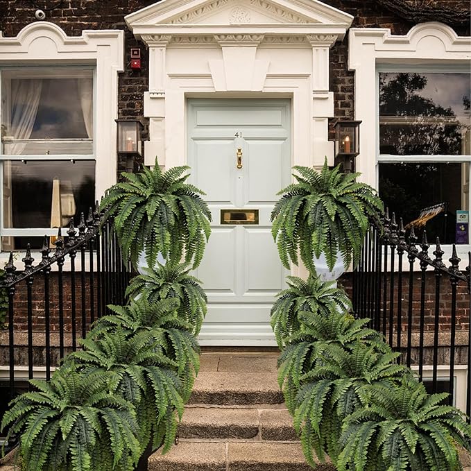 🌱 UV-Resistant Lifelike Artificial Boston Fern