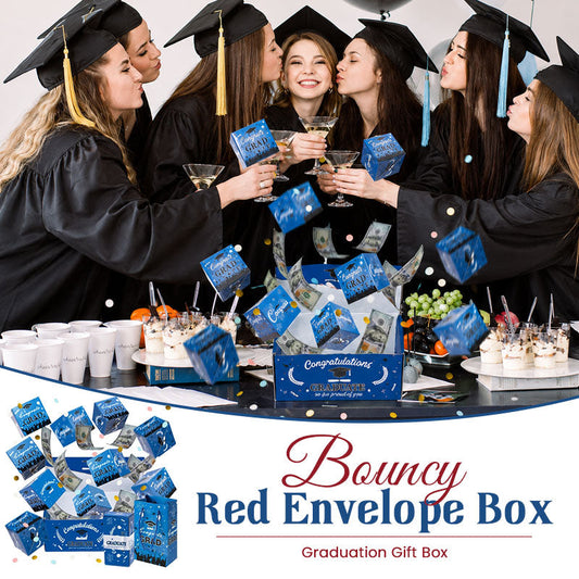 Bouncy Red Envelope Box Graduation Gift Box