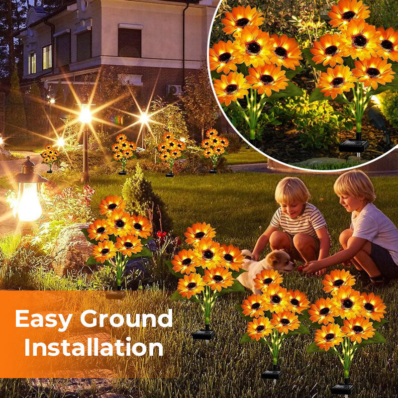 🌻 Solar-Powered Sunflower Garden Stake Lights