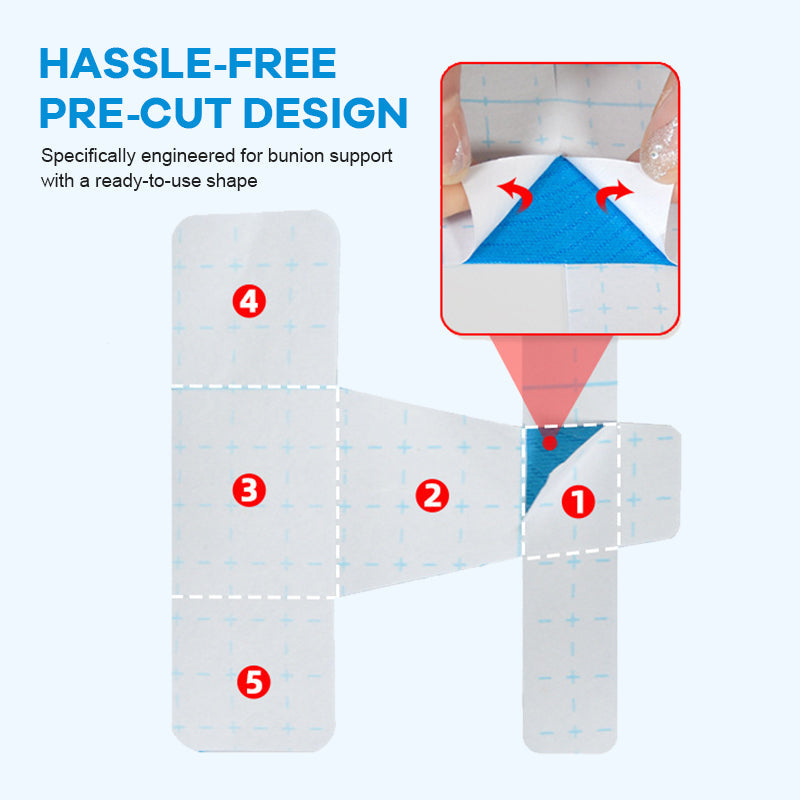 Pre-cut Bunion Corrector Kinesiology Tape
