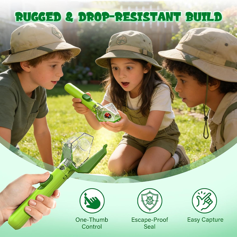6x Magnification Bug Catcher & Viewer for Kids