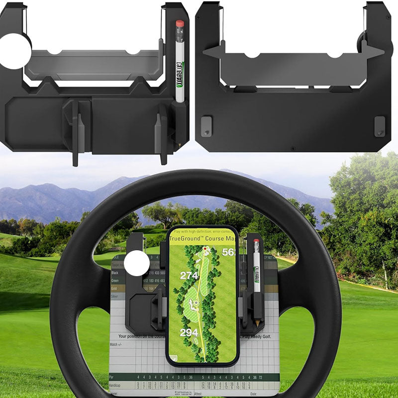 Golf Cart Steering Wheel Phone Mount⛳ — Your All-in-One Command Center for Every Round