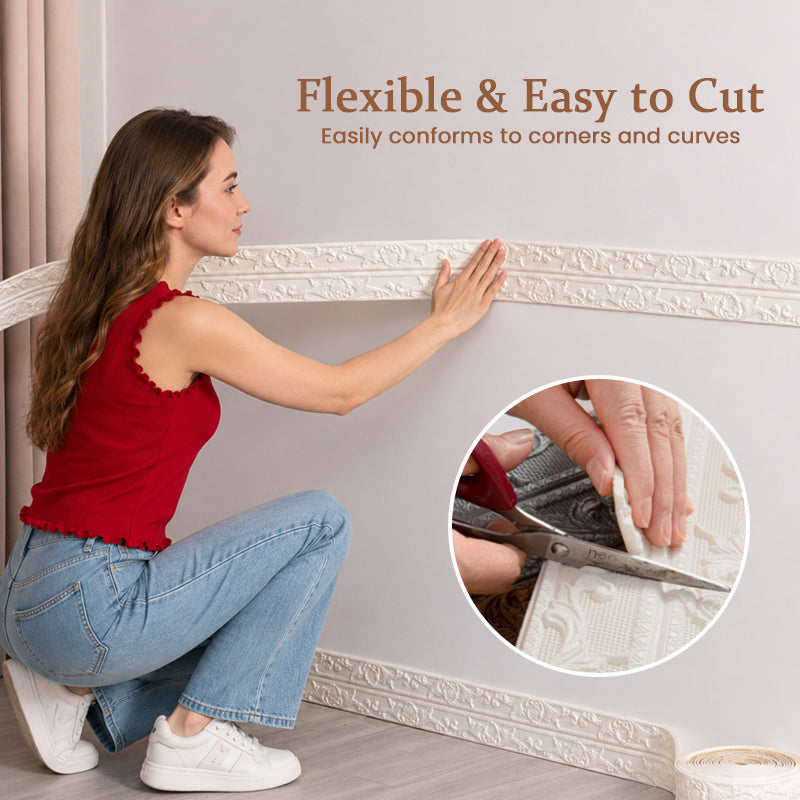 Peel & Stick Decorative Moulding Trim