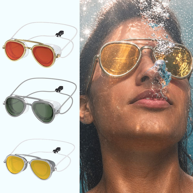 😎✨ SummerVibe Reflective Swim Goggles
