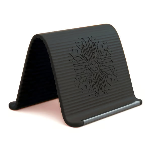 💻📱Flexible Silicone Phone Stand with Aluminum | Foldable Portable Travel Must Have Cellphone Smartphone Folding Mount