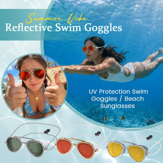 😎✨ SummerVibe Reflective Swim Goggles