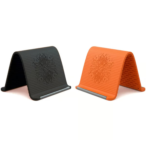 💻📱Flexible Silicone Phone Stand with Aluminum | Foldable Portable Travel Must Have Cellphone Smartphone Folding Mount