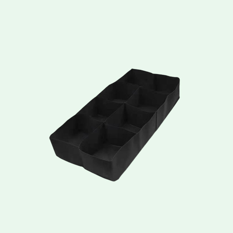 8-Pocket Fabric Raised Garden Bed for Herbs, Vegetables & Flowers