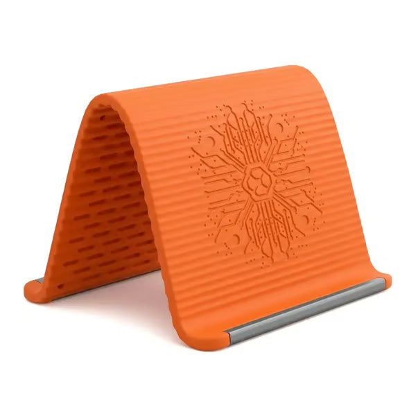 💻📱Flexible Silicone Phone Stand with Aluminum | Foldable Portable Travel Must Have Cellphone Smartphone Folding Mount